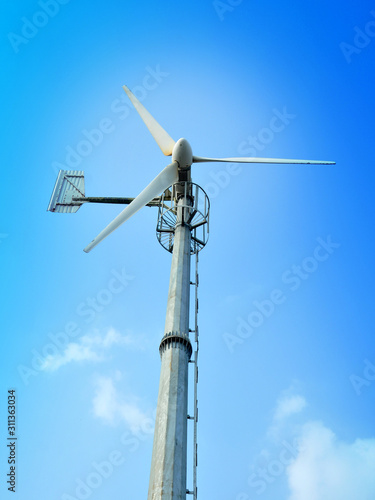 front view wind energy