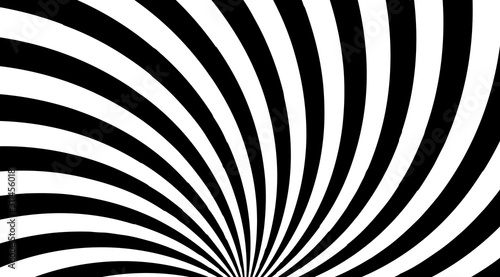 Abstract twisted stripped lines optical illusion background vector design.