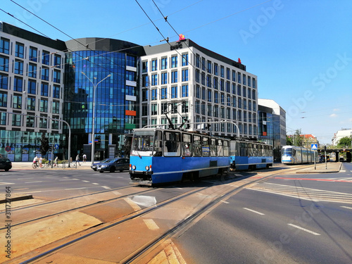 Konstal trams in Wroclaw