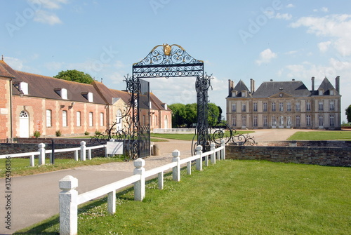 Haras National du Pin, désiré par Louis XIV, édifié par Louis XV, département de l'Orne en Normandie, France