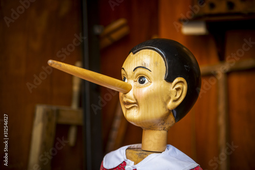 Pinocchio en bois