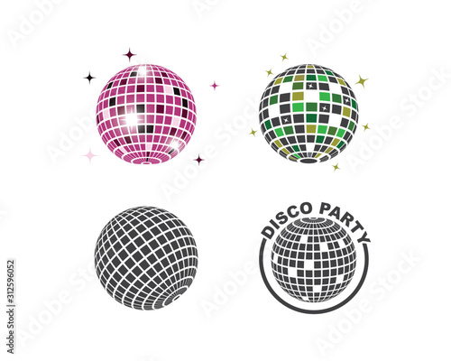 disco ball icon vector illustration design