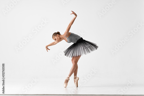 ballet dancer in rehearsal