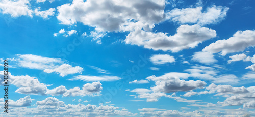 blue sky white cloud nature landscape backgropund