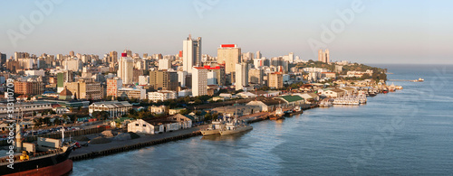 Maputo downtown cityscape, capital city of Mozambique,