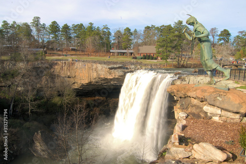 Noccalula Falls in Gadsden, Alabama