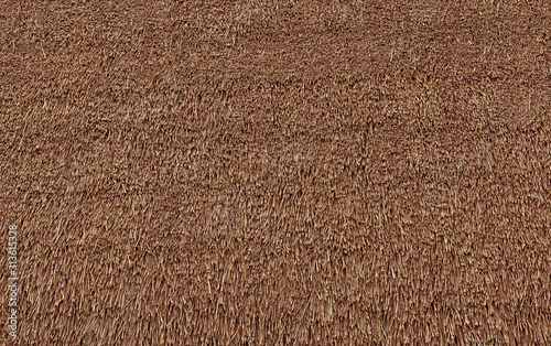 Old Weathered Thatched Roof Background Texture