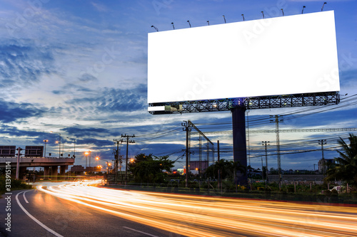  billboard blank for outdoor advertising poster or blank billboard for advertisement.