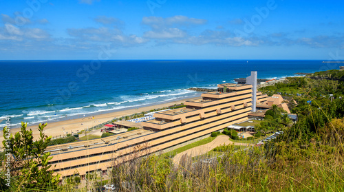 Anglet beach. Landscape of Anglet beach in the Bask country