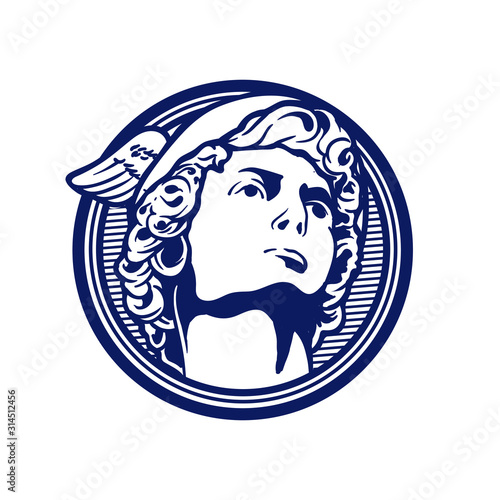 Hermes, mercury greek mythology vector