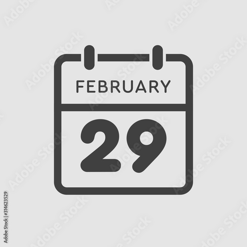 Calendar day 29 February, leap or intercalary year