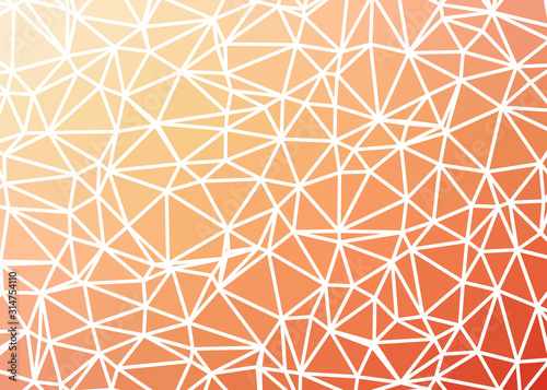 Abstract Low Polygon gradient Generative Art background illustration