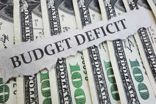 Budget Deficit news headline on money