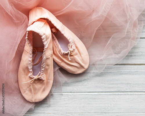 Child's ballet slippers
