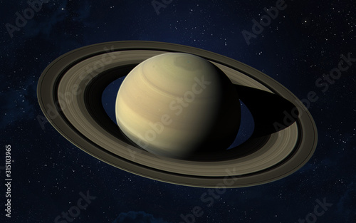 Planet Saturn.