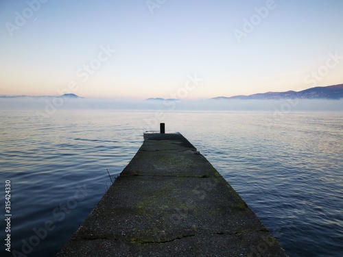 molo del di Ispra Lago Maggiore