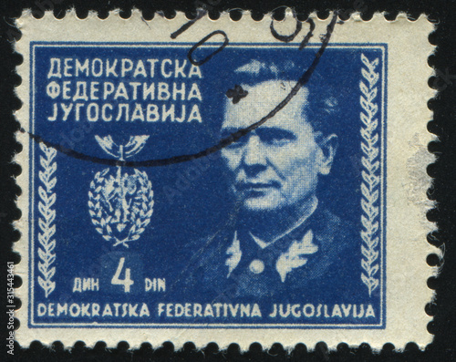 portrait of marshal Tito