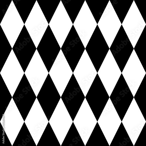 Tile black and white background or vector pattern for seamless decoration wallpaper