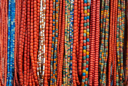 Lot of nice ukrainian traditional handcraft beads