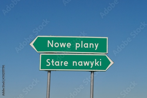 Nowe plany kontra stare nawyki