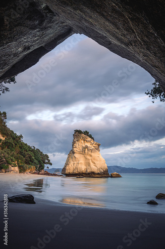 Amazing Cathedral Cove, Coromandel, New Zealand