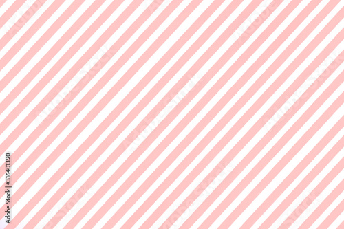 Vector of multi-colored diagonal lines of coral and white.