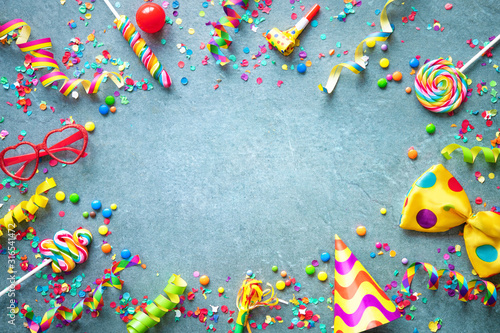 Carnival, birthday or party background