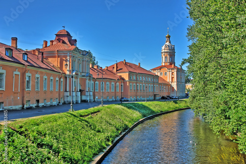 Saint Alexander Nevsky Monastery in Saint Petersburg.
