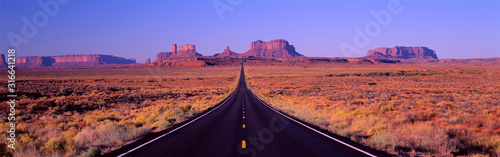 Famous Road to Monument Valley Arizona/Utah border area, Navajo Indian Reservation