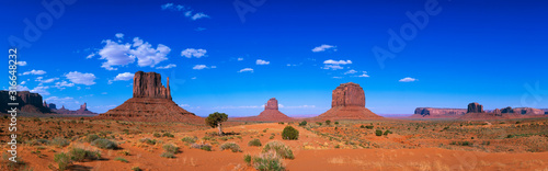 This is a 360 degree panoramic image of Monument Valley Navajo Tribal Park.