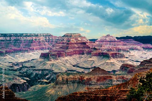 Grand Canyon National Park shot at day time near Flagstaff, Arizona, USA.