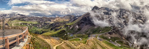 View on Grossglockner High Alpine Road; Austria