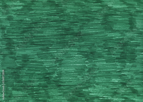 green marker doodles texture on white
