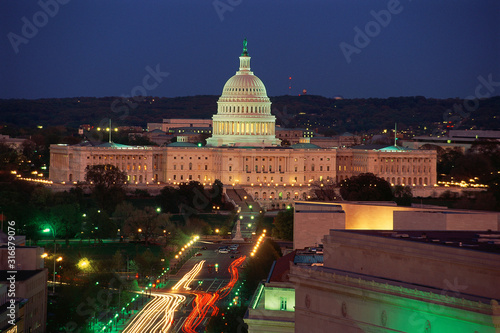 Capitol Building at night