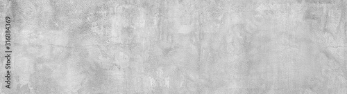 concrete wall grunge texture - wide banner format background with copy space