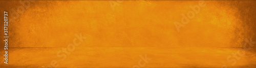 gold and orange wide horizontal studio background to present product