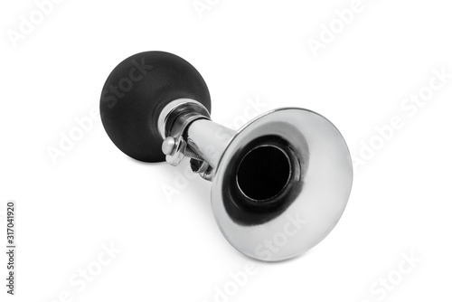 horn trumpet isolated on a white background