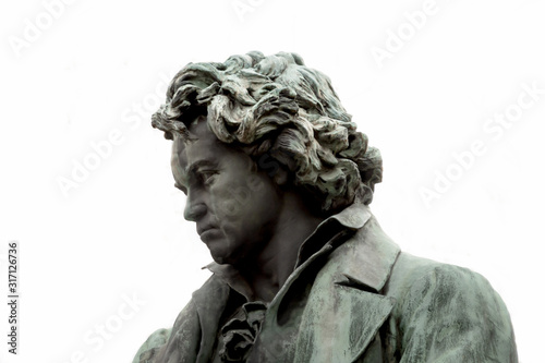 Beethoven Denkmal Wien, errichtet 1870