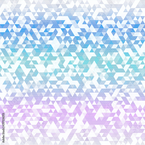 Pastel color triangle pattern