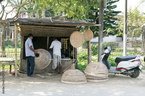 Road side market at Dibrugarh, Assam, India