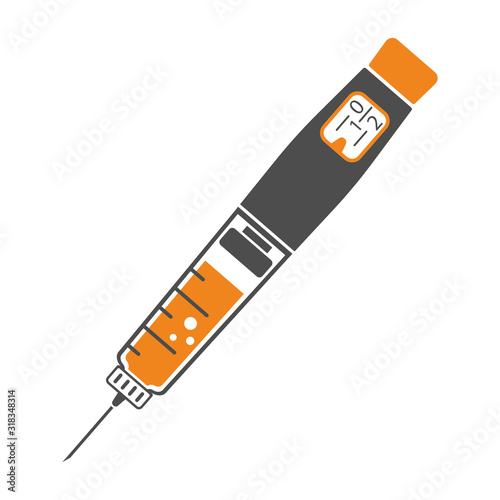 Diabetes Insulin Pen Syringe Icon