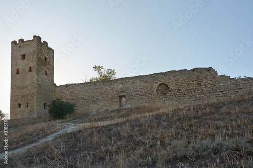 Genoese fortress - medieval fortifications in the city of Feodosia