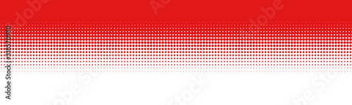 Gepunkteter Farbübergang von rot zu weiß als Hintergrund