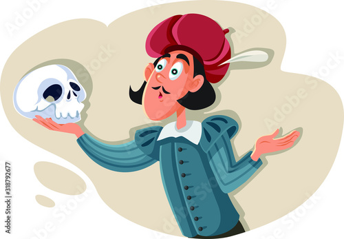 Hamlet Holding Skull Asking Existential Question