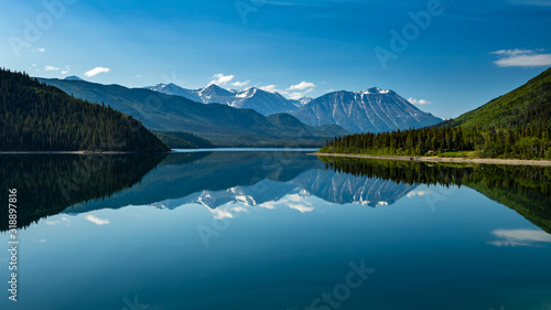 The Landscape between Carcross and Skagway in Alaska and Canada