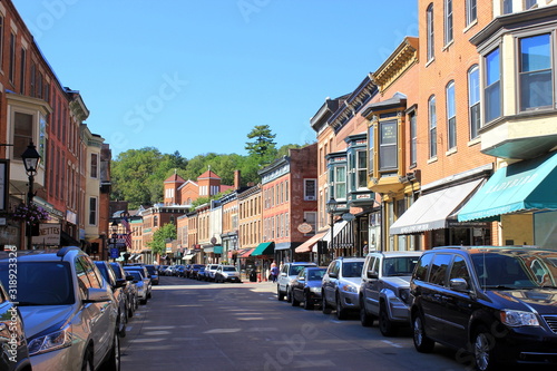 Blick auf Galena, Illinois (USA)