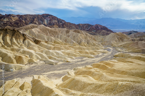 hikink the golden canyon - gower gulch circuit in death valley, california, usa