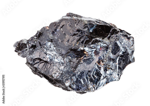 rough Sphalerite rock isolated on white