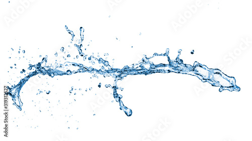 water splash isolated on a white background