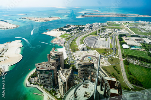 Abu Dhabi , United Arab Emirates , November 04, 2019. etihad views of Abu Dhabi citi from etihad tower